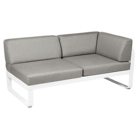Módulo derecho esquina BELLEVIE 2 plazas. Colección Bellevie comprar online mobiliario Fermob exterior e interior. Rincón del Mueble RDM Madrid España.