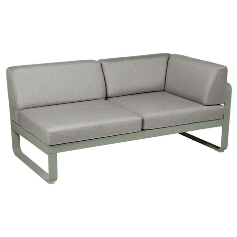 Módulo derecho esquina BELLEVIE 2 plazas. Colección Bellevie comprar online mobiliario Fermob exterior e interior. Rincón del Mueble RDM Madrid España.