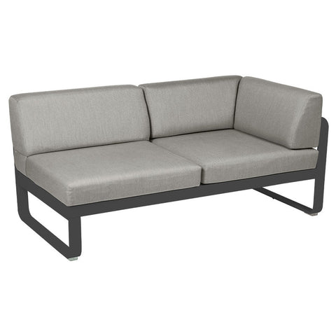 Módulo derecho esquina BELLEVIE 2 plazas. Colección Bellevie comprar online mobiliario Fermob exterior e interior. Rincón del Mueble RDM Madrid España.
