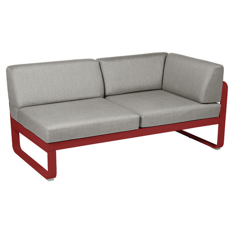 Módulo derecho esquina BELLEVIE 2 plazas. Colección Bellevie comprar online mobiliario Fermob exterior e interior. Rincón del Mueble RDM Madrid España.