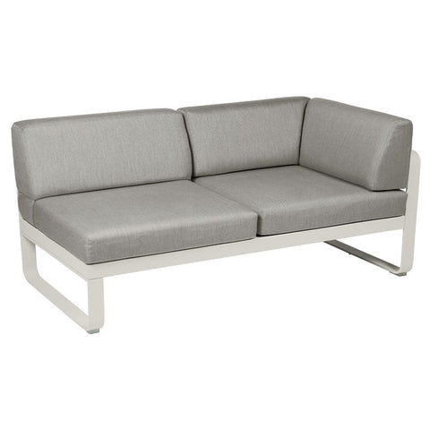 Módulo derecho esquina BELLEVIE 2 plazas. Colección Bellevie comprar online mobiliario Fermob exterior e interior. Rincón del Mueble RDM Madrid España.