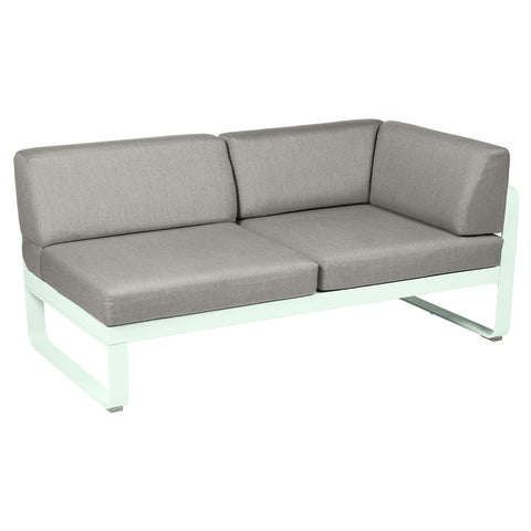 Módulo derecho esquina BELLEVIE 2 plazas. Colección Bellevie comprar online mobiliario Fermob exterior e interior. Rincón del Mueble RDM Madrid España.