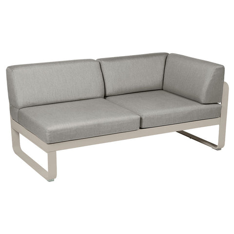 Módulo derecho esquina BELLEVIE 2 plazas. Colección Bellevie comprar online mobiliario Fermob exterior e interior. Rincón del Mueble RDM Madrid España.