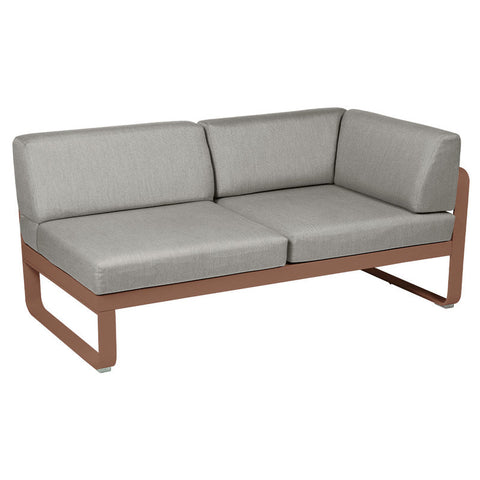 Módulo derecho esquina BELLEVIE 2 plazas. Colección Bellevie comprar online mobiliario Fermob exterior e interior. Rincón del Mueble RDM Madrid España.