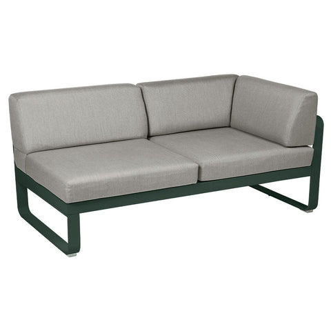 Módulo derecho esquina BELLEVIE 2 plazas. Colección Bellevie comprar online mobiliario Fermob exterior e interior. Rincón del Mueble RDM Madrid España.