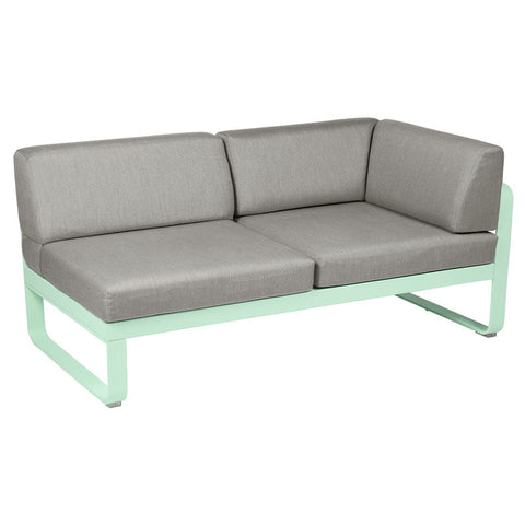 Módulo derecho esquina BELLEVIE 2 plazas. Colección Bellevie comprar online mobiliario Fermob exterior e interior. Rincón del Mueble RDM Madrid España.