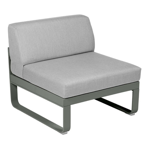 Módulo central BELLEVIE 1 plaza. Rincón del Mueble RDM Madrid España. Colección Bellevie de la marca FERMOB. Comprar online mobiliario exterior e interior Fermob.