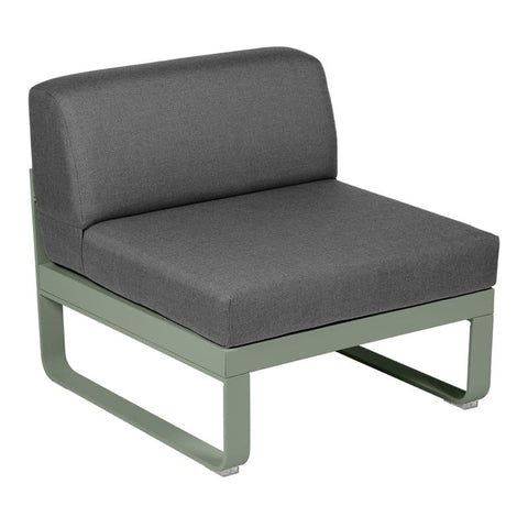 Módulo central BELLEVIE 1 plaza. Rincón del Mueble RDM Madrid España. Colección Bellevie de la marca FERMOB. Comprar online mobiliario exterior e interior Fermob.