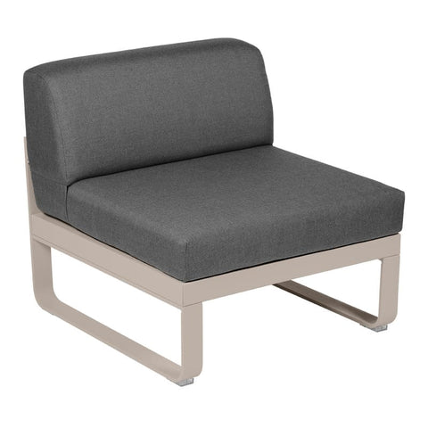Módulo central BELLEVIE 1 plaza. Rincón del Mueble RDM Madrid España. Colección Bellevie de la marca FERMOB. Comprar online mobiliario exterior e interior Fermob.