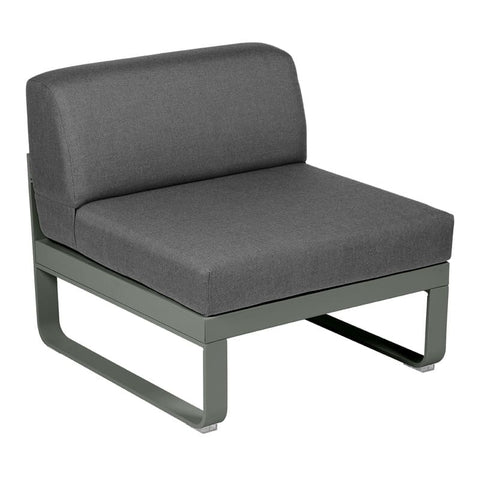 Módulo central BELLEVIE 1 plaza. Rincón del Mueble RDM Madrid España. Colección Bellevie de la marca FERMOB. Comprar online mobiliario exterior e interior Fermob.