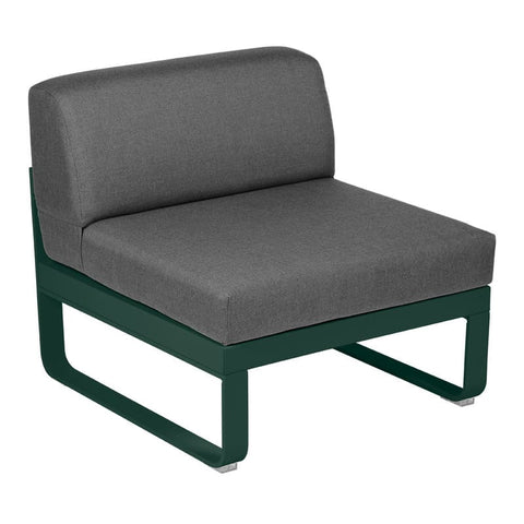Módulo central BELLEVIE 1 plaza. Rincón del Mueble RDM Madrid España. Colección Bellevie de la marca FERMOB. Comprar online mobiliario exterior e interior Fermob.