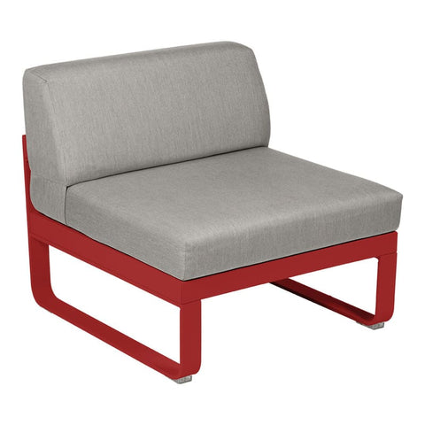 Módulo central BELLEVIE 1 plaza. Rincón del Mueble RDM Madrid España. Colección Bellevie de la marca FERMOB. Comprar online mobiliario exterior e interior Fermob.