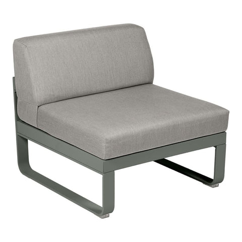 Módulo central BELLEVIE 1 plaza. Rincón del Mueble RDM Madrid España. Colección Bellevie de la marca FERMOB. Comprar online mobiliario exterior e interior Fermob.