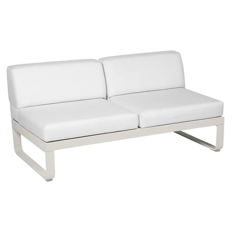 Módulo central BELLEVIE 2 plazas. Rincón del Mueble RDM Madrid España. Colección Bellevie de la marca FERMOB. Comprar online mobiliario exterior e interior Fermob.