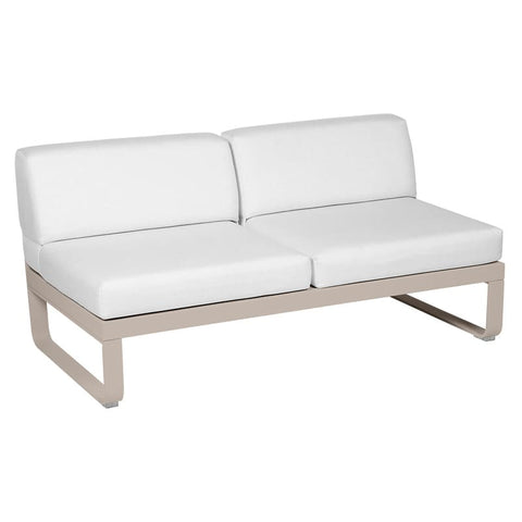 Módulo central BELLEVIE 2 plazas. Rincón del Mueble RDM Madrid España. Colección Bellevie de la marca FERMOB. Comprar online mobiliario exterior e interior Fermob.