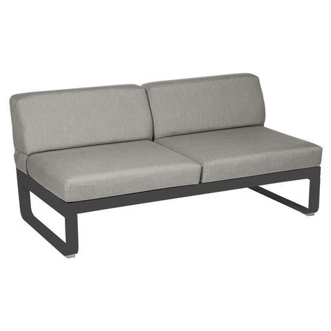Módulo central BELLEVIE 2 plazas. Rincón del Mueble RDM Madrid España. Colección Bellevie de la marca FERMOB. Comprar online mobiliario exterior e interior Fermob.