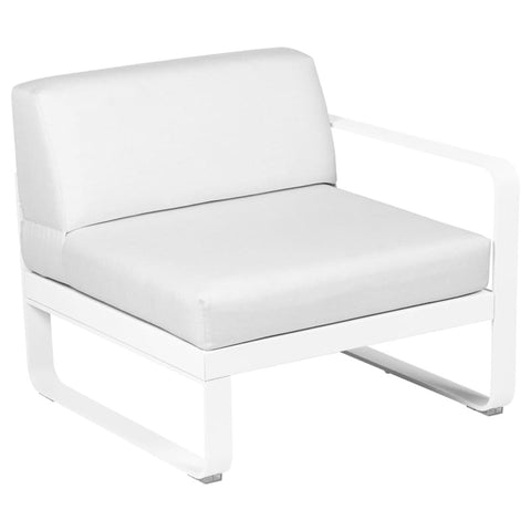 Módulo derecho BELLEVIE 1 plaza. Rincón del Mueble RDM Madrid España. Colección Bellevie de la marca FERMOB. Comprar online mobiliario exterior e interior Fermob.