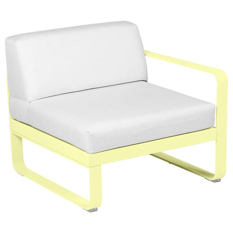 Módulo derecho BELLEVIE 1 plaza. Rincón del Mueble RDM Madrid España. Colección Bellevie de la marca FERMOB. Comprar online mobiliario exterior e interior Fermob.