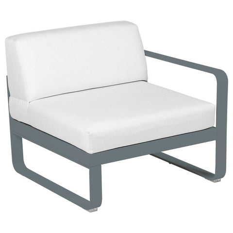 Módulo derecho BELLEVIE 1 plaza. Rincón del Mueble RDM Madrid España. Colección Bellevie de la marca FERMOB. Comprar online mobiliario exterior e interior Fermob.