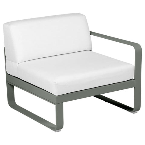Módulo derecho BELLEVIE 1 plaza. Rincón del Mueble RDM Madrid España. Colección Bellevie de la marca FERMOB. Comprar online mobiliario exterior e interior Fermob.