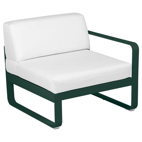 Módulo derecho BELLEVIE 1 plaza. Rincón del Mueble RDM Madrid España. Colección Bellevie de la marca FERMOB. Comprar online mobiliario exterior e interior Fermob.