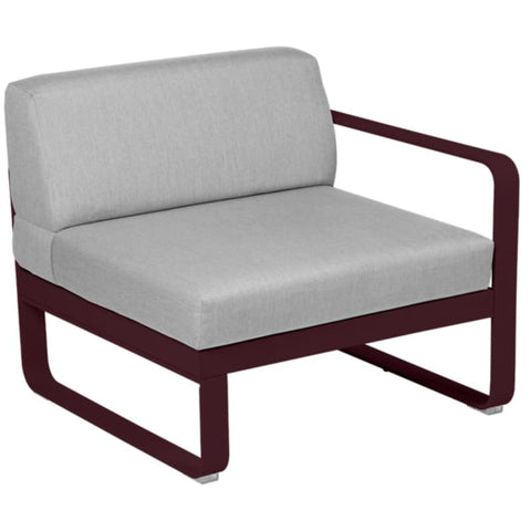 Módulo derecho BELLEVIE 1 plaza. Rincón del Mueble RDM Madrid España. Colección Bellevie de la marca FERMOB. Comprar online mobiliario exterior e interior Fermob.