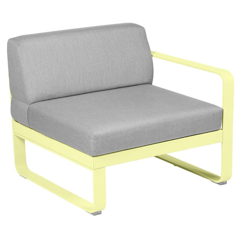 Módulo derecho BELLEVIE 1 plaza. Rincón del Mueble RDM Madrid España. Colección Bellevie de la marca FERMOB. Comprar online mobiliario exterior e interior Fermob.