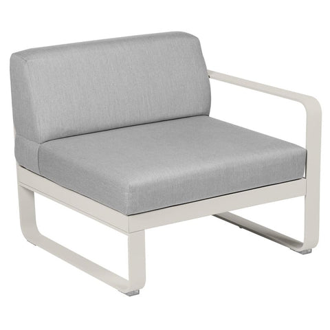 Módulo derecho BELLEVIE 1 plaza. Rincón del Mueble RDM Madrid España. Colección Bellevie de la marca FERMOB. Comprar online mobiliario exterior e interior Fermob.