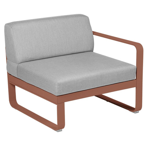 Módulo derecho BELLEVIE 1 plaza. Rincón del Mueble RDM Madrid España. Colección Bellevie de la marca FERMOB. Comprar online mobiliario exterior e interior Fermob.