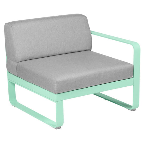 Módulo derecho BELLEVIE 1 plaza. Rincón del Mueble RDM Madrid España. Colección Bellevie de la marca FERMOB. Comprar online mobiliario exterior e interior Fermob.
