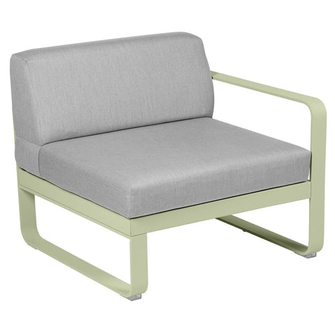 Módulo derecho BELLEVIE 1 plaza. Rincón del Mueble RDM Madrid España. Colección Bellevie de la marca FERMOB. Comprar online mobiliario exterior e interior Fermob.