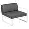 Módulo derecho BELLEVIE 1 plaza. Rincón del Mueble RDM Madrid España. Colección Bellevie de la marca FERMOB. Comprar online mobiliario exterior e interior Fermob.
