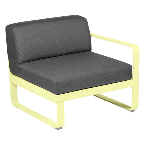 Módulo derecho BELLEVIE 1 plaza. Rincón del Mueble RDM Madrid España. Colección Bellevie de la marca FERMOB. Comprar online mobiliario exterior e interior Fermob.