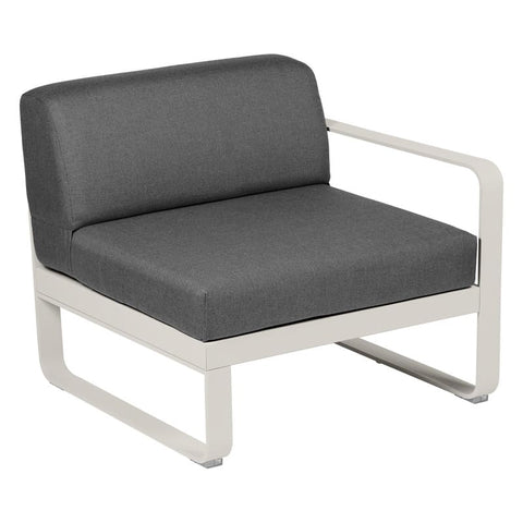Módulo derecho BELLEVIE 1 plaza. Rincón del Mueble RDM Madrid España. Colección Bellevie de la marca FERMOB. Comprar online mobiliario exterior e interior Fermob.