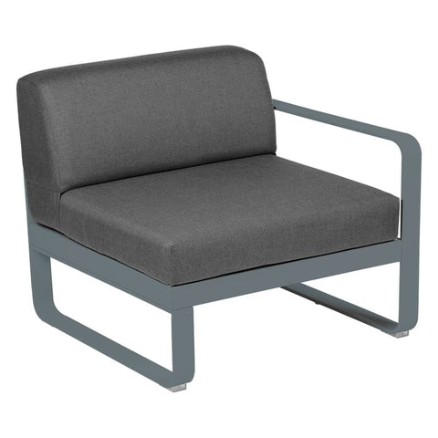 Módulo derecho BELLEVIE 1 plaza. Rincón del Mueble RDM Madrid España. Colección Bellevie de la marca FERMOB. Comprar online mobiliario exterior e interior Fermob.