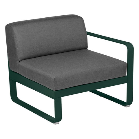 Módulo derecho BELLEVIE 1 plaza. Rincón del Mueble RDM Madrid España. Colección Bellevie de la marca FERMOB. Comprar online mobiliario exterior e interior Fermob.