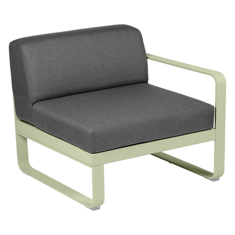 Módulo derecho BELLEVIE 1 plaza. Rincón del Mueble RDM Madrid España. Colección Bellevie de la marca FERMOB. Comprar online mobiliario exterior e interior Fermob.