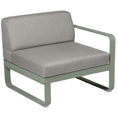 Módulo derecho BELLEVIE 1 plaza. Rincón del Mueble RDM Madrid España. Colección Bellevie de la marca FERMOB. Comprar online mobiliario exterior e interior Fermob.