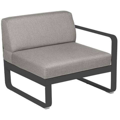 Módulo derecho BELLEVIE 1 plaza. Rincón del Mueble RDM Madrid España. Colección Bellevie de la marca FERMOB. Comprar online mobiliario exterior e interior Fermob.