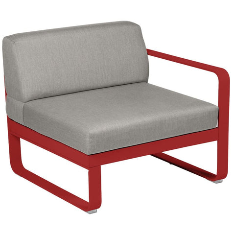 Módulo derecho BELLEVIE 1 plaza. Rincón del Mueble RDM Madrid España. Colección Bellevie de la marca FERMOB. Comprar online mobiliario exterior e interior Fermob.