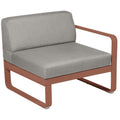 Módulo derecho BELLEVIE 1 plaza. Rincón del Mueble RDM Madrid España. Colección Bellevie de la marca FERMOB. Comprar online mobiliario exterior e interior Fermob.