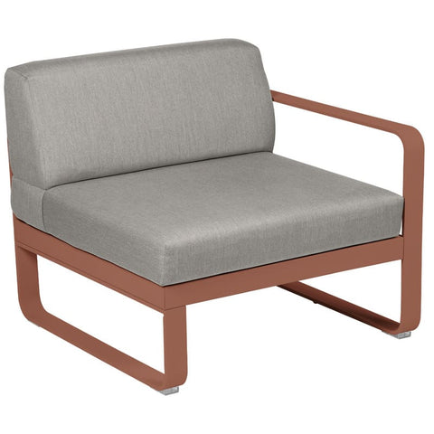 Módulo derecho BELLEVIE 1 plaza. Rincón del Mueble RDM Madrid España. Colección Bellevie de la marca FERMOB. Comprar online mobiliario exterior e interior Fermob.