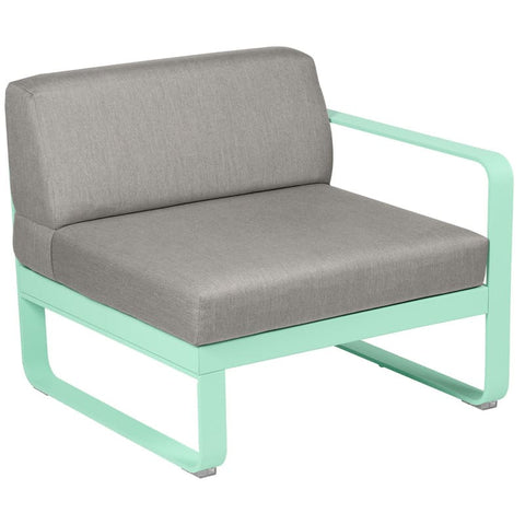 Módulo derecho BELLEVIE 1 plaza. Rincón del Mueble RDM Madrid España. Colección Bellevie de la marca FERMOB. Comprar online mobiliario exterior e interior Fermob.