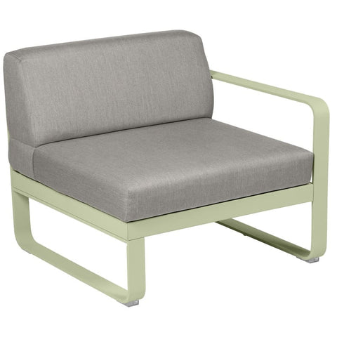 Módulo derecho BELLEVIE 1 plaza. Rincón del Mueble RDM Madrid España. Colección Bellevie de la marca FERMOB. Comprar online mobiliario exterior e interior Fermob.