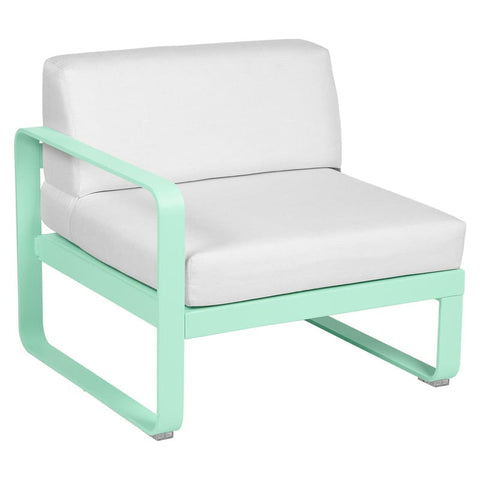 Sofá modular izquierdo BELLEVIE. Comprar Fermob online, coleccion Bellevie. Rincón del Mueble RDM Madrid España. Combinación para sofá. Modulación, personalización. Mobiliario de exterior e interior. Sofá lounge.