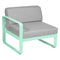 Sofá modular izquierdo BELLEVIE. Comprar Fermob online, coleccion Bellevie. Rincón del Mueble RDM Madrid España. Combinación para sofá. Modulación, personalización. Mobiliario de exterior e interior. Sofá lounge.