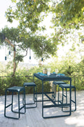 Table haute BELLEVIE de 140 x 80 x 105 cm de la marque française Fermob. Acheter Fermob en ligne. Rincón del Mueble
