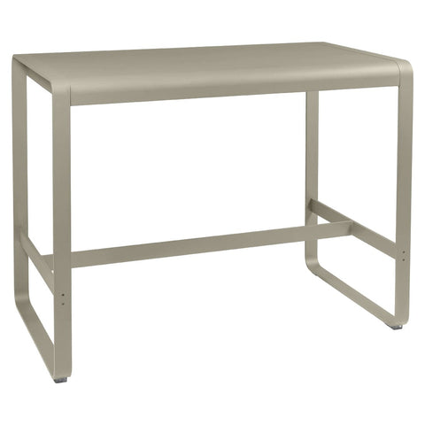 Table haute BELLEVIE de 140 x 80 x 105 cm de la marque française Fermob. Acheter Fermob en ligne. Rincón del Mueble