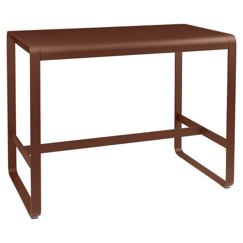 Table haute BELLEVIE de 140 x 80 x 105 cm de la marque française Fermob. Acheter Fermob en ligne. Rincón del Mueble