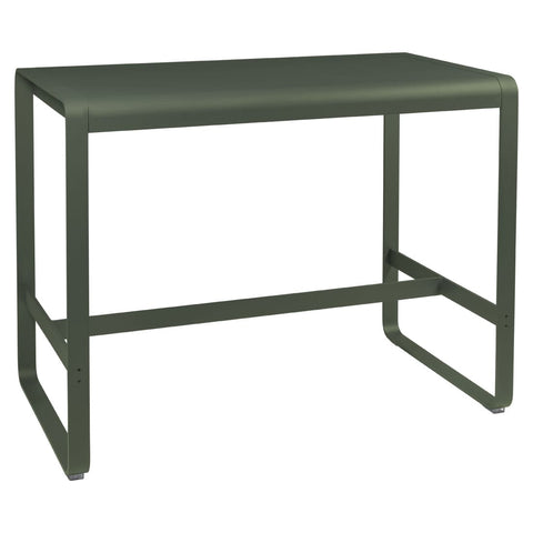 Table haute BELLEVIE de 140 x 80 x 105 cm de la marque française Fermob. Acheter Fermob en ligne. Rincón del Mueble